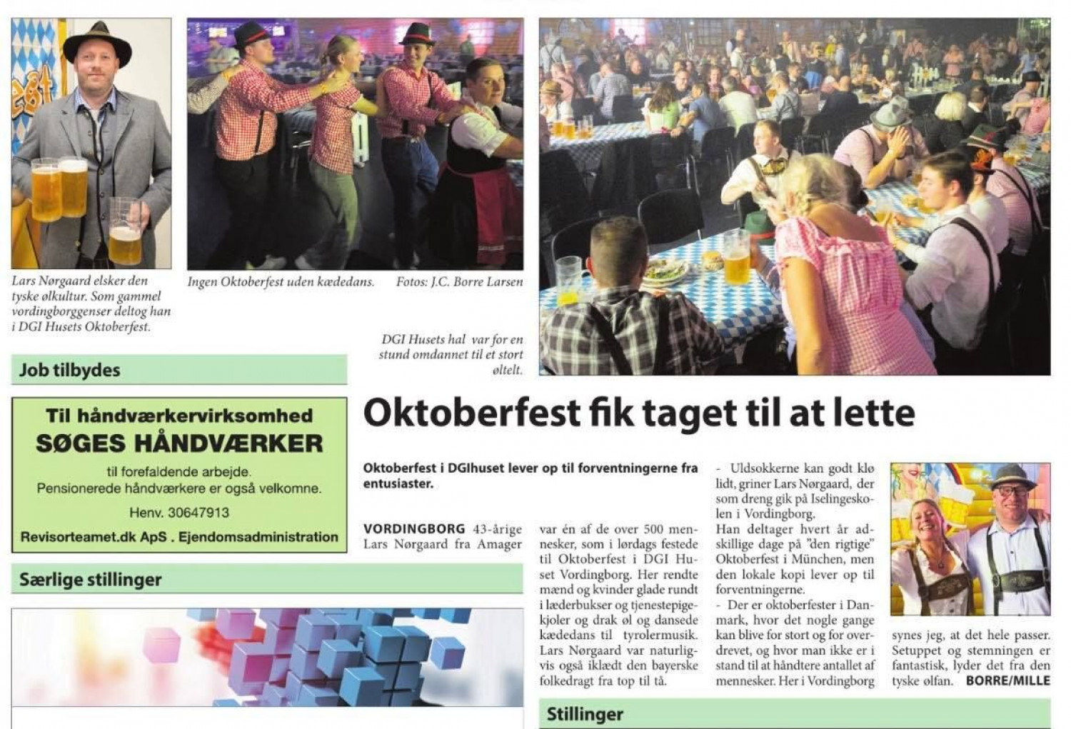 Oktoberfest i DGI Huset Vordingborg